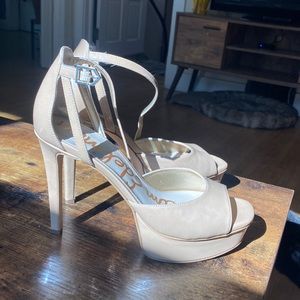 sam edelman patent nude platform heel